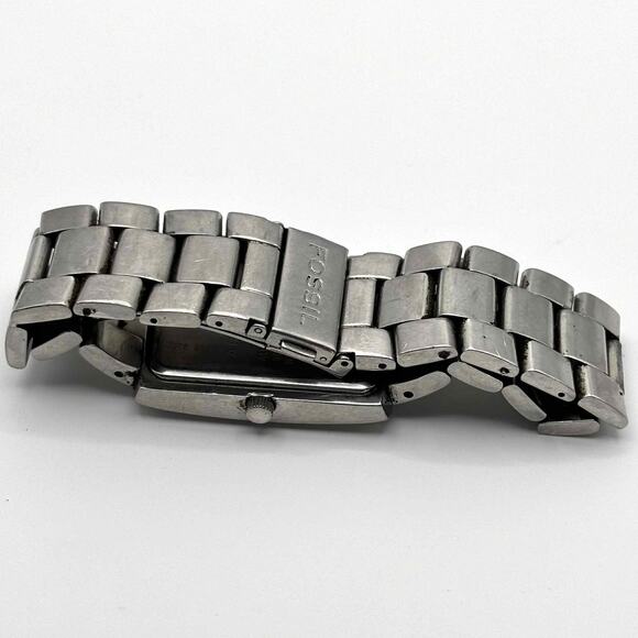 Vintage Blue & Silver Fossil Men's Watch - Picture 4 of 4